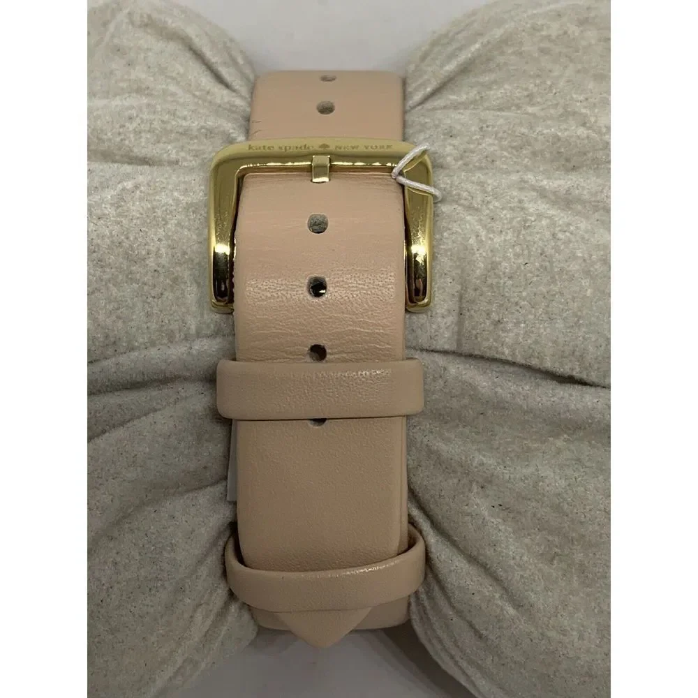 Kate Spade KST23105 Women Sand Leather Analog White Dial Hybrid Smartwatch HK795